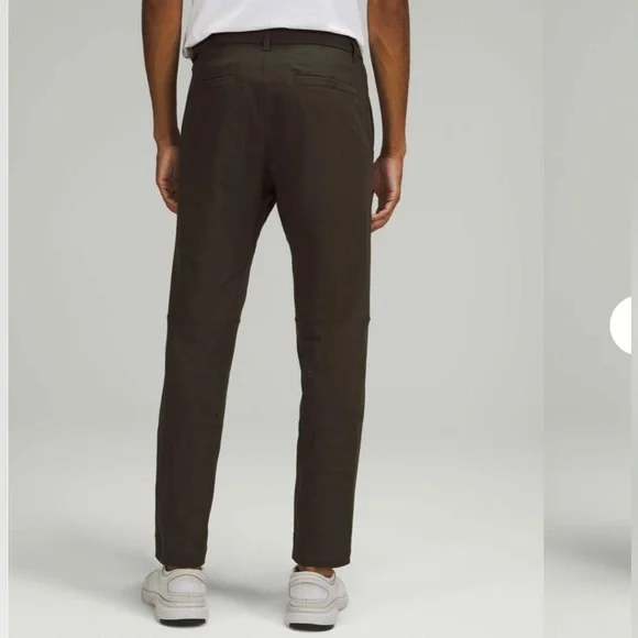 Lululemon Commission Slim-Fit Mens Pant 38 x 27 Warpstreme
Dark Olive - Picture 5 of 9